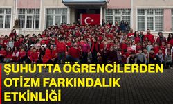 Şuhut’ta Öğrencilerden Otizm Farkındalık Etkinliği