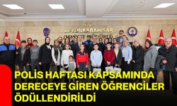 Polis Haftası Kapsamında Dereceye Giren Öğrenciler Ödüllendirildi