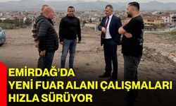 Emirdağ’da Yeni Fuar Alanı Çalışmaları Hızla Sürüyor