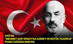 AKÜ’de “Mehmet Akif Ersoy’da Azimet ve Büyük Taarruz” Paneli Düzenlenecek