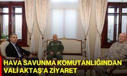 Hava Savunma Komutanlığından Vali Aktaş’a Ziyaret