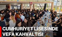 Cumhuriyet Lisesinde Vefa Kahvaltısı