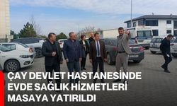 Çay Devlet Hastanesinde Evde Sağlık Hizmetleri Masaya Yatırıldı