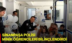 Sinanpaşa Polisi Minik Öğrencileri Bilinçlendirdi