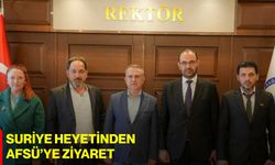 Suriye Heyetinden AFSÜ’ye Ziyaret