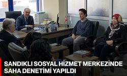 Sandıklı Sosyal Hizmet Merkezinde Saha Denetimi Yapıldı