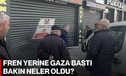Fren yerine gaza bastı bakın neler oldu?