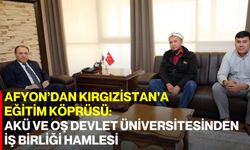 Afyon’dan Kırgızistan’a Eğitim Köprüsü: AKÜ ve Oş Devlet Üniversitesinden İş Birliği Hamlesi