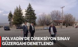 Bolvadin’de Direksiyon Sınav Güzergahı Denetlendi