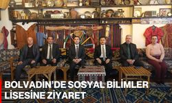 Bolvadin’de Sosyal Bilimler Lisesine Ziyaret