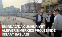 Emirdağ’da Cumhuriyet Alışveriş Merkezi Projesinde İnşaat Başladı