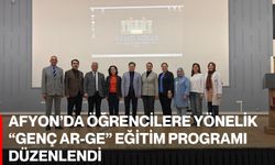 Afyon’da Öğrencilere Yönelik “Genç AR-GE” Eğitim Programı Düzenlendi