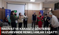 Hacivat ve Karagöz Gösterisi Huzurevinde Renkli Anlar Yaşattı