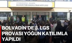 Bolvadin’de 3. LGS Provası Yoğun Katılımla Yapıldı