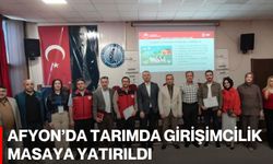 Afyon’da Tarımda Girişimcilik Masaya Yatırıldı
