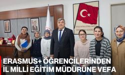 Erasmus+ Öğrencilerinden İl Milli Eğitim Müdürüne Vefa