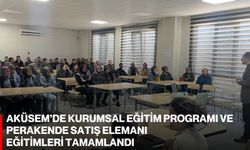 AKÜSEM’de Kurumsal Eğitim Programı ve Perakende Satış Elemanı Eğitimleri Tamamlandı