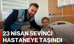 23 Nisan Sevinci Hastaneye Taşındı