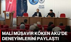 Mali Müşavir Köken AKÜ’de Deneyimlerini Paylaştı
