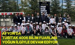 Afyon’da TÜBİTAK 4006 Bilim Fuarları Yoğun İlgiyle Devam Ediyor