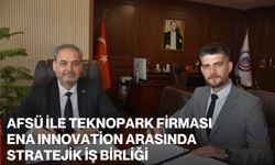 AFSÜ ile Teknopark Firması Ena Innovation Arasında Stratejik İş Birliği