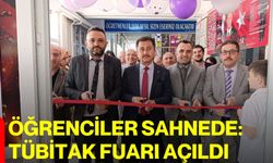 Öğrenciler Sahnede: TÜBİTAK Fuarı Açıldı