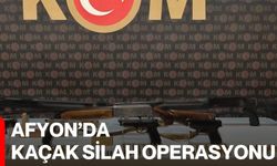 Afyon’da Kaçak Silah Operasyonu