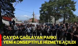 Çay’da Çağlayan Parkı Yeni Konseptiyle Hizmete Açıldı