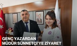 Genç Yazardan Müdür Sünnetçi’ye Ziyaret