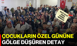 Çocukların Özel Gününe Gölge Düşüren Detay