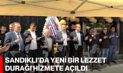 Sandıklı’da Yeni Bir Lezzet Durağı Hizmete Açıldı