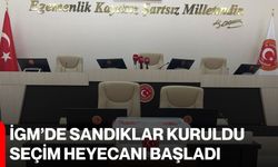 İGM’de Sandıklar Kuruldu, Seçim Heyecanı Başladı