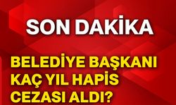 Belediye başkanı kaç yıl hapis cezası aldı?