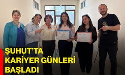 Şuhut’ta kariyer günleri başladı