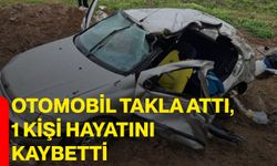Otomobil takla attı, 1 kişi hayatını kaybetti