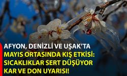 Afyon, Denizli ve Uşak’ta Mayıs Ortasında Kış Etkisi: Sıcaklıklar Sert Düşüyor, Kar Ve Don Uyarısı