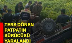 Ters Dönen Patpatın Sürücüsü Yaralandı