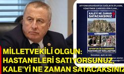 Milletvekili Olgun: Hastaneleri Satıyorsunuz, Kale'yi Ne Zaman Satacaksınız?