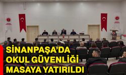 Sinanpaşa’da okul güvenliği masaya yatırıldı