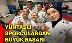 Yüntaşlı sporculardan büyük başarı