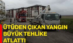 Ütüden çıkan yangın büyük tehlike atlattı