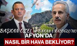 Başkan Özel Ve Bakan Uraloğlu’nu Afyon’da Nasıl Bir Hava Bekliyor?