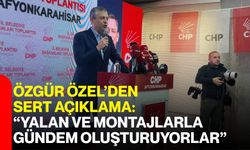 Özgür Özel’den Sert Açıklama: “Yalan Ve Montajlarla Gündem Oluşturuyorlar”