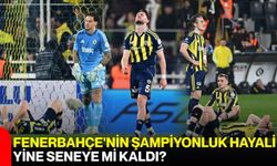 Fenerbahçe'nin şampiyonluk hayali yine seneye mi kaldı?