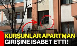 Kurşunlar Apartman Girişine İsabet Etti!
