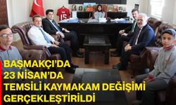 Başmakçı’da 23 Nisan’da temsili kaymakam değişimi gerçekleştirildi