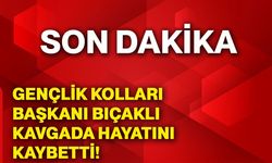 Gençlik Kolları Başkanı bıçaklı kavgada hayatını kaybetti!