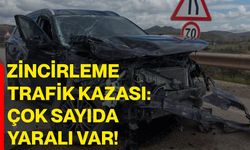 Zincirleme trafik kazası: Çok sayıda yaralı var!