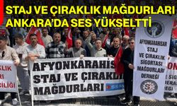 Staj ve Çıraklık Mağdurları Ankara’da Ses Yükseltti
