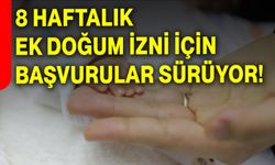 8 Haftalık Ek Doğum İzni İçin Başvurular Sürüyor